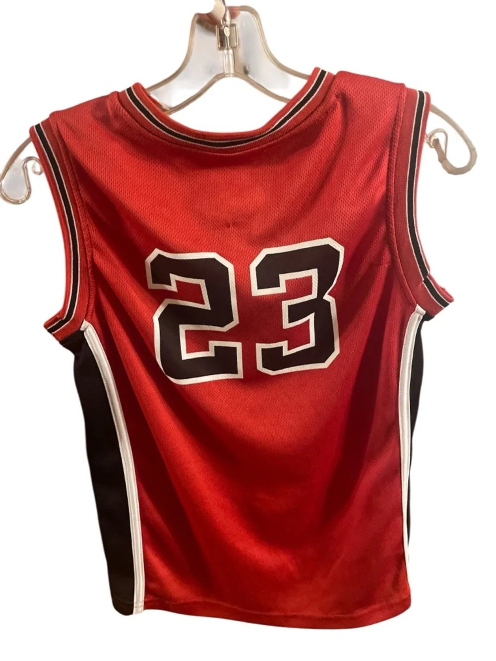 Vintage Michael Jordan Chicago Bulls Jersey Youth L 14/16 Red Extreme Athletic